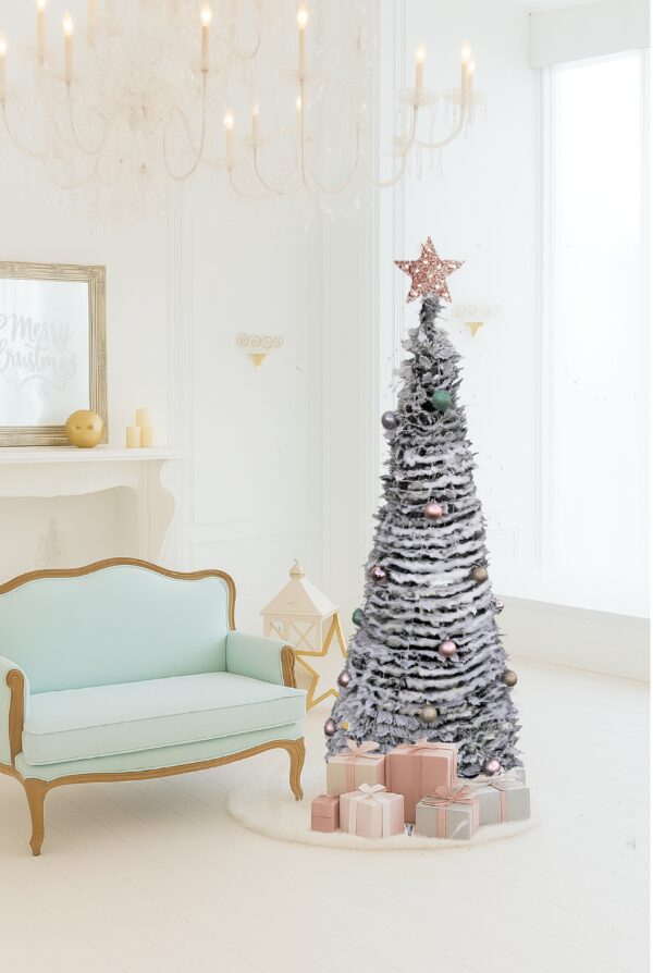 Árbol de navidad color pastel